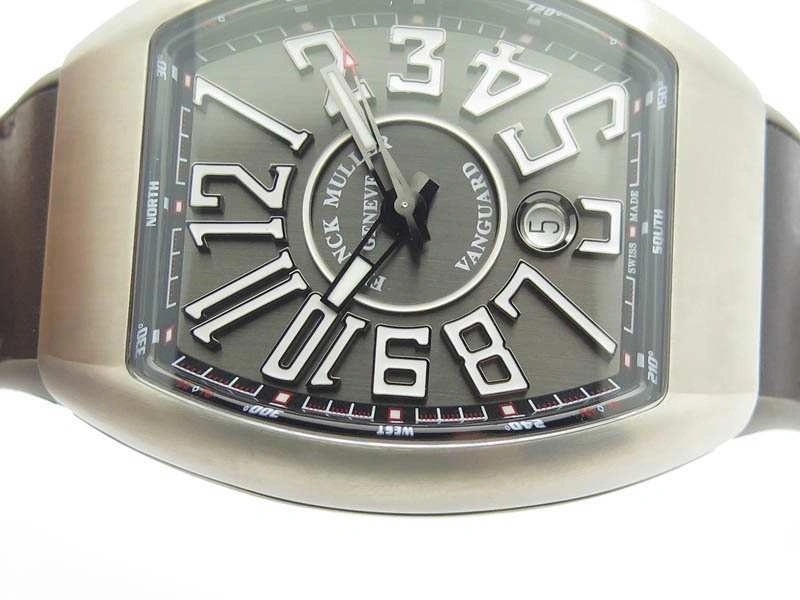Vanguard V45 Ti TF 1:1 Best Edition Gray Dial On Gray Gummy Strap A2892