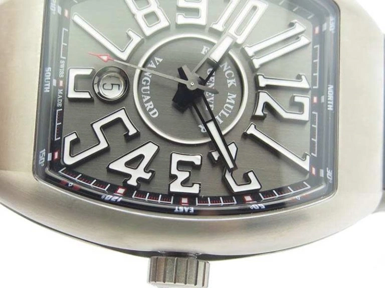 Vanguard V45 Ti TF 1:1 Best Edition Gray Dial On Gray Gummy Strap A2892