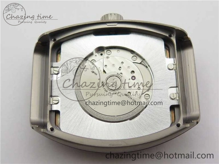 Vanguard V45 Titanium ZF 1:1 Best Edition Gray Dial on Broiwn Rubber Strap MIYOTA 9015