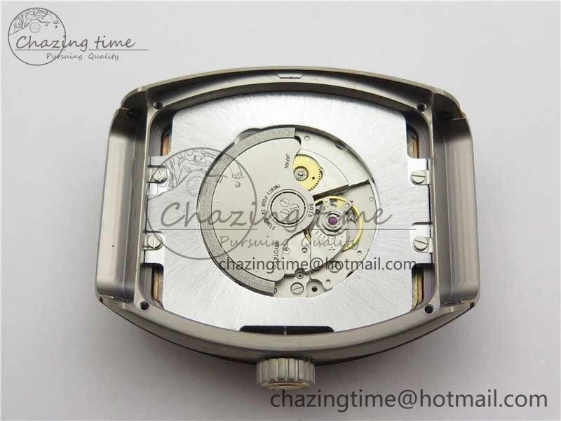 Vanguard V45 Titanium ZF 1:1 Best Edition Gray Dial on Broiwn Rubber Strap MIYOTA 9015