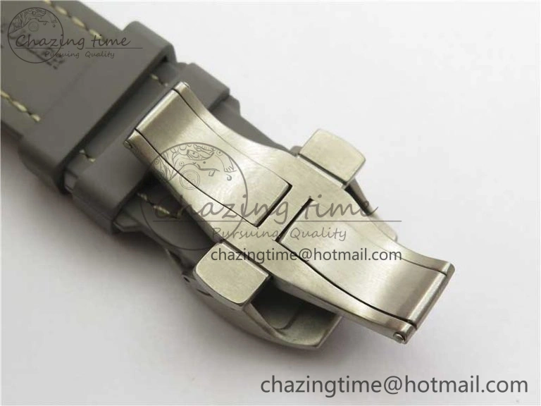 Vanguard V45 Titanium ZF 1:1 Best Edition Gray Dial on Broiwn Rubber Strap MIYOTA 9015