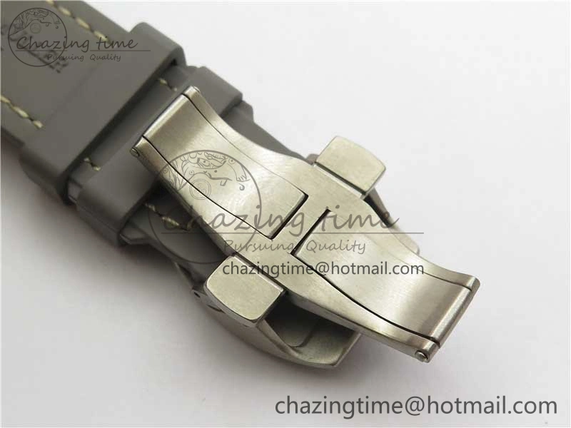 Vanguard V45 Titanium ZF 1:1 Best Edition Gray Dial on Broiwn Rubber Strap MIYOTA 9015