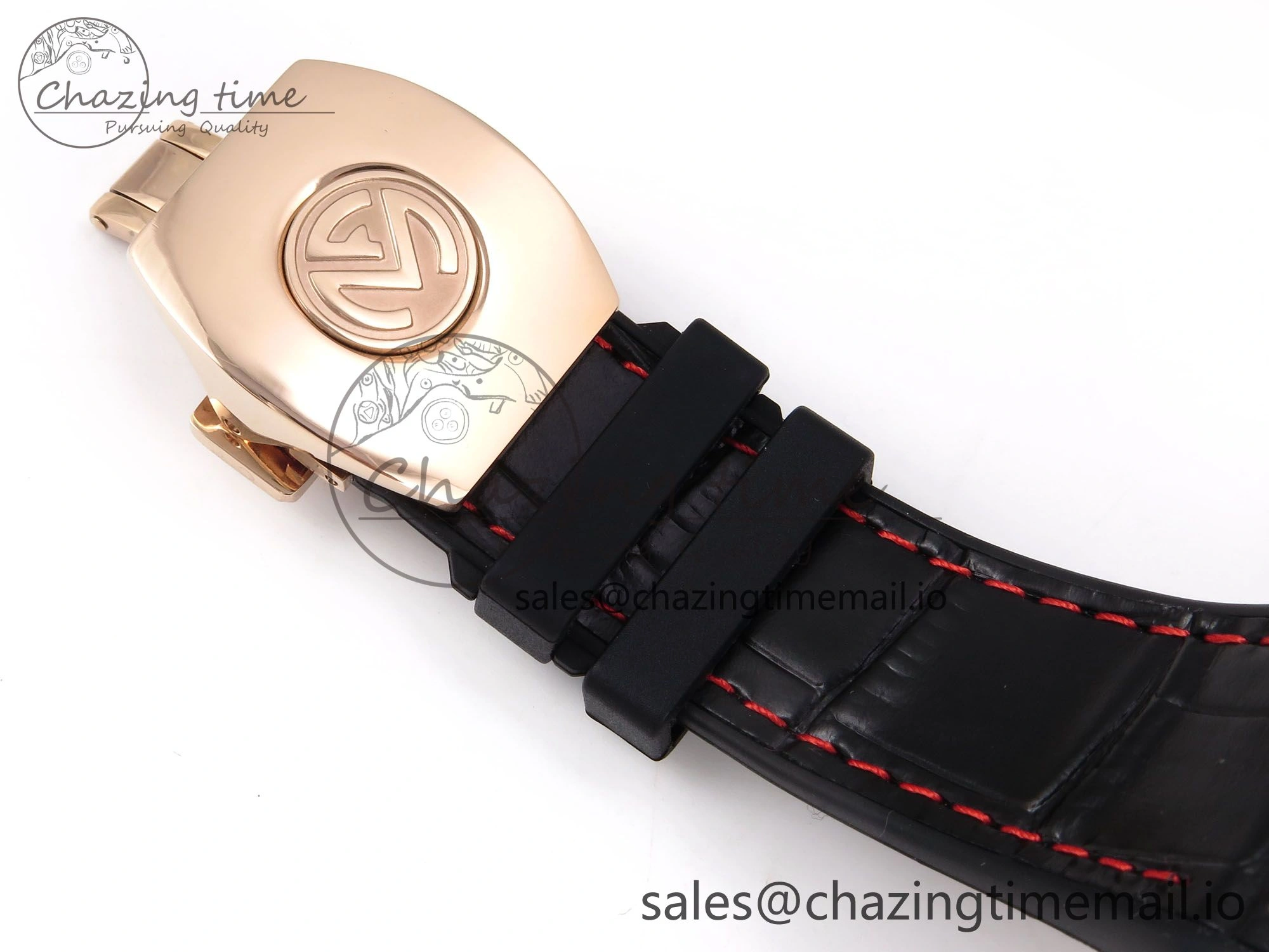 Vanguard Zvonimir RG ABF Best Edition Black Dial on Black Leather Strap A2824