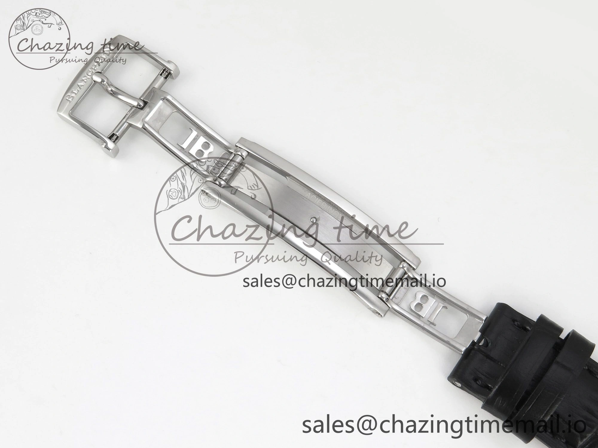 Villeret 6654 SS Complicated Function APSF 1:1 Best Edition White Dial on Black Leather Strap A6654