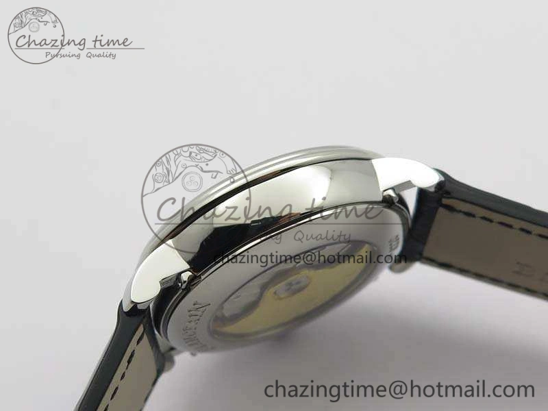 Villeret 6654 SS Complicated Function OMF 1:1 Best Edition Gray Dial On Leather Strap A6654