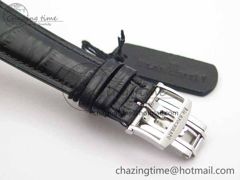 Villeret 6654 SS Complicated Function OMF 1:1 Best Edition Gray Dial On Leather Strap A6654