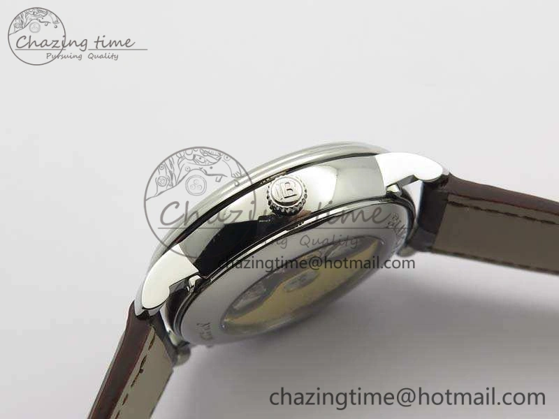 Villeret 6654 SS Complicated Function OMF 1:1 Best Edition White Dial On Brown Leather Strap A6654