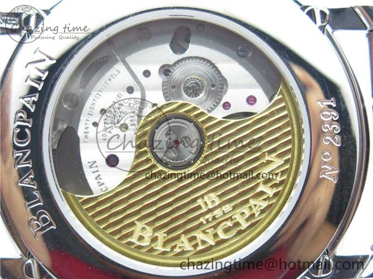 Villeret 6654 SS Complicated Function OMF 1:1 Best Edition White Dial on Brown Leather Strap A6654 V3