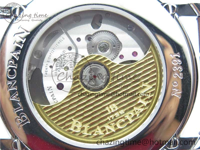 Villeret 6654 SS Complicated Function OMF 1:1 Best Edition White Dial on Brown Leather Strap A6654 V3