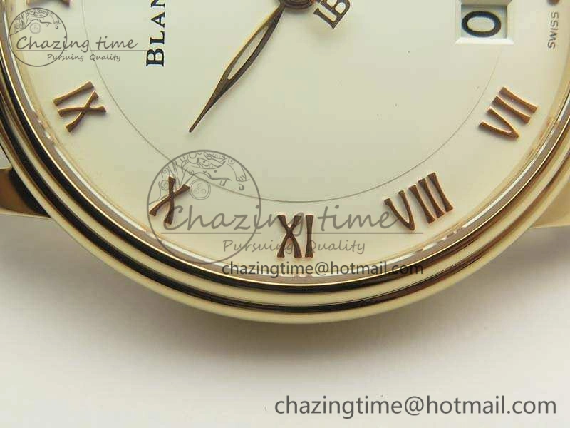 Villeret 6669 RG HG 1:1 Best Edition White Dial On Leather Strap V2
