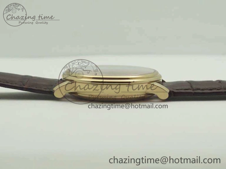 Villeret 6669 RG HG 1:1 Best Edition White Dial On Leather Strap V2