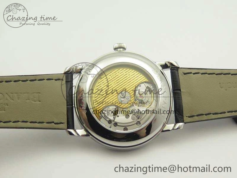 Villeret 6669 SS HG 1:1 Best Edition White Dial On Leather Strap V2