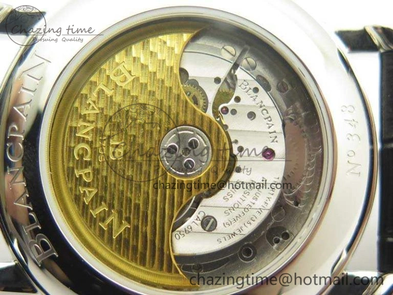 Villeret 6669 SS HG 1:1 Best Edition White Dial On Leather Strap V2