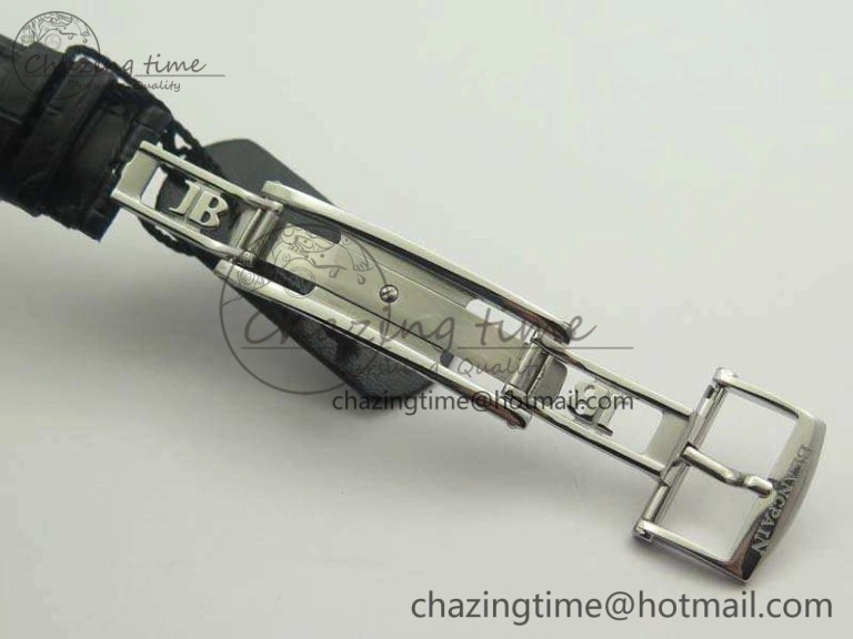 Villeret 6669 SS HG 1:1 Best Edition White Dial On Leather Strap V2