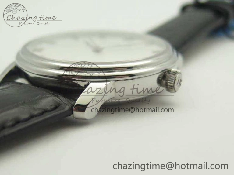 Villeret 6669 SS HG 1:1 Best Edition White Dial On Leather Strap V2