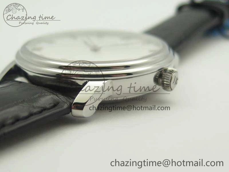 Villeret 6669 SS HG 1:1 Best Edition White Dial On Leather Strap V2