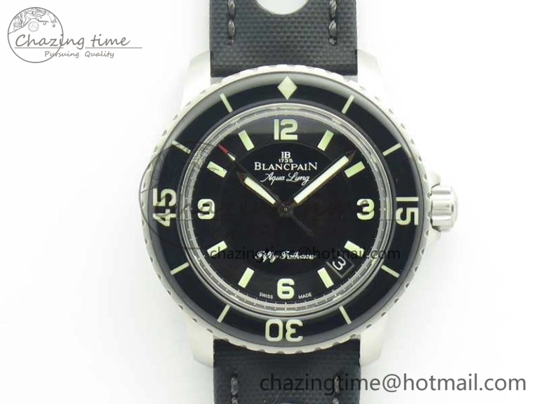Villeret Quantième Complet 8 Jours SS Complicated Function OMF 1:1 Best Edition Black Dial on Black Leather Strap A6639