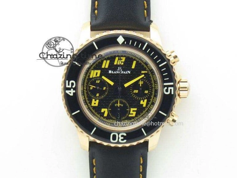 Villeret Quantième Complet 8 Jours SS Complicated Function OMF 1:1 Best Edition Black Dial on Black Leather Strap A6639