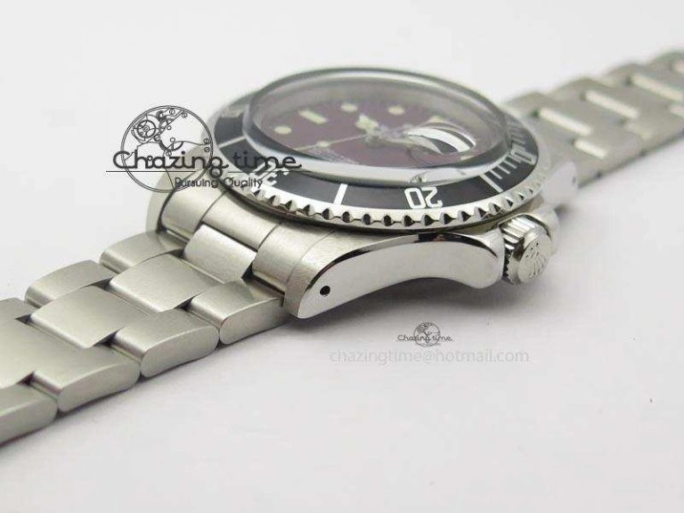 Vintage 1680 Best Edition Red Submariner 200m=660ft A2836 (Superlumed dial and hands)