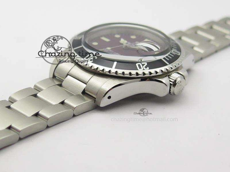 Vintage 1680 Best Edition Red Submariner 200m=660ft A2836 (Superlumed dial and hands)