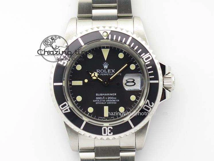Vintage 1680 Best Edition White Submariner 660ft 200m A2836 (Superlumed Dial And Hands)