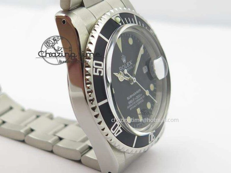 Vintage 1680 Best Edition White Submariner 660ft 200m A2836 (Superlumed Dial And Hands)