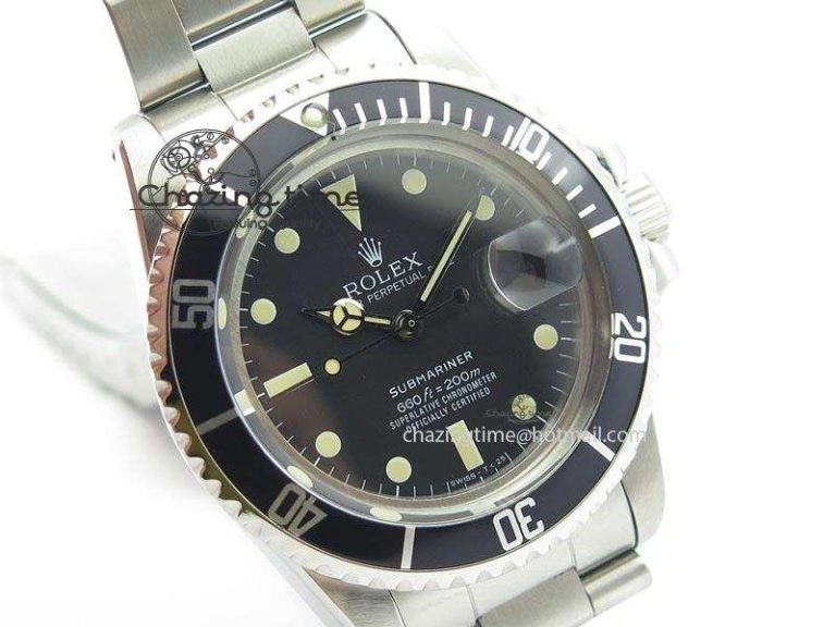 Vintage 1680 Best Edition White Submariner 660ft 200m A2836 (Superlumed Dial And Hands)