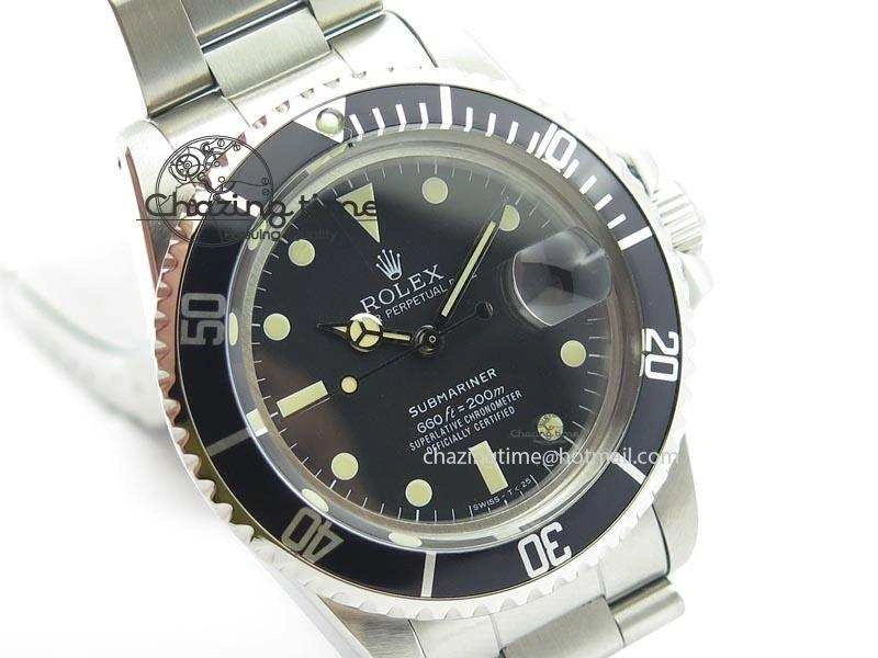 Vintage 1680 Best Edition White Submariner 660ft 200m A2836 (Superlumed Dial And Hands)