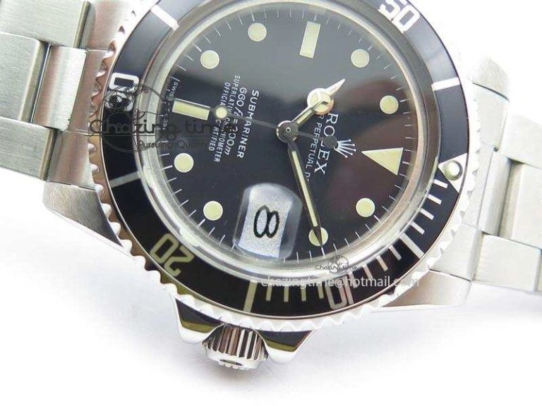 Vintage 1680 Best Edition White Submariner 660ft 200m A2836 (Superlumed Dial And Hands)