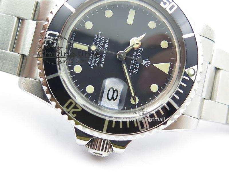 Vintage 1680 Best Edition White Submariner 660ft 200m A2836 (Superlumed Dial And Hands)
