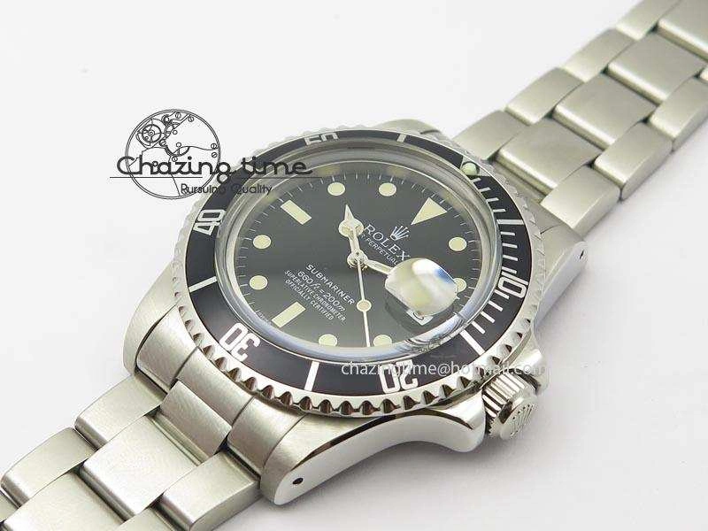 Vintage 1680 Best Edition White Submariner 660ft 200m A2836 (Superlumed Dial And Hands)