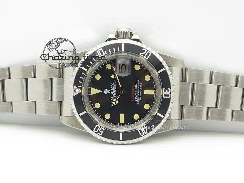 Vintage 1680 JKF Best Edition Red Submariner On Bracelet A2836