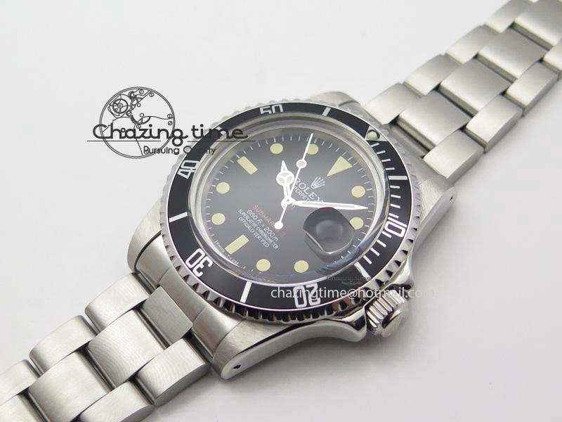 Vintage 1680 JKF Best Edition Red Submariner On Bracelet A2836