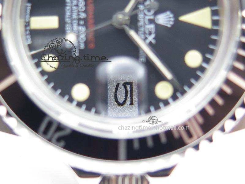 Vintage 1680 JKF Best Edition Red Submariner On Bracelet A2836