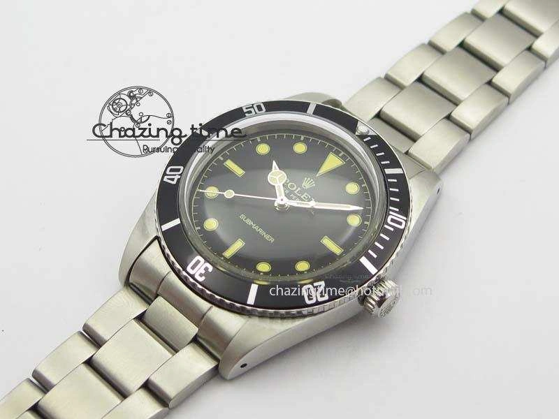 Vintage 1680 Submariner No Date SS Black Dial On SS Bracelet A2813