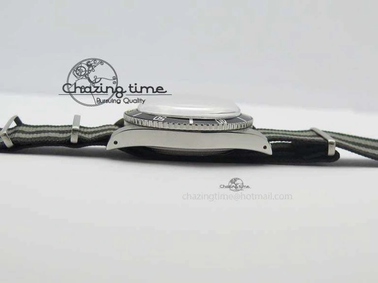 Vintage 1680 Submariner No Date SS White Dial On Nylon Strap A2836