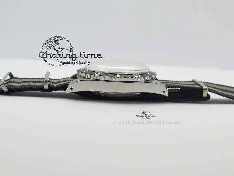 Vintage 1680 Submariner No Date SS White Dial On Nylon Strap A2836