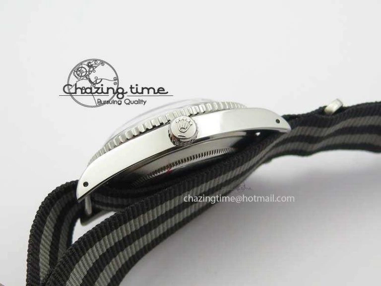 Vintage 1680 Submariner No Date SS White Dial On Nylon Strap A2836