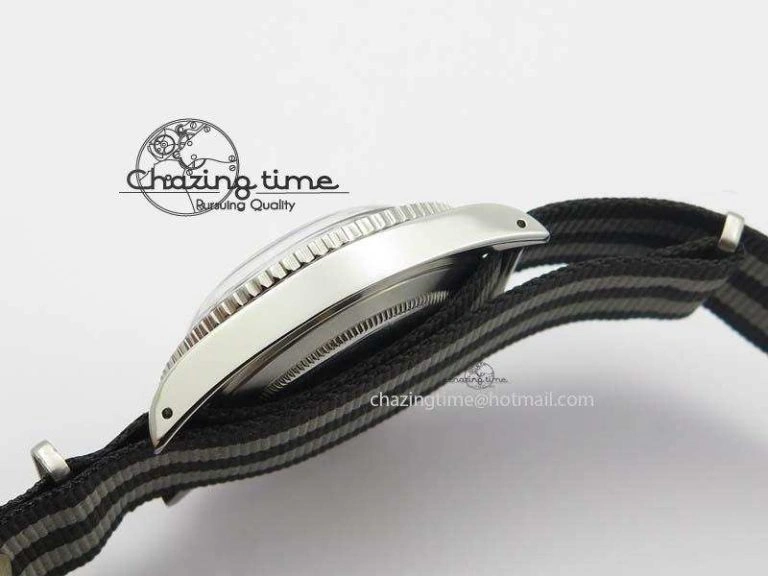 Vintage 1680 Submariner No Date SS White Dial On Nylon Strap A2836