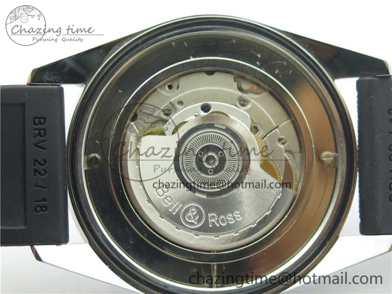 Vintage BR123 SS Blue Dial Blue Bezel on Black Rubber Strap MIYOTA 9015