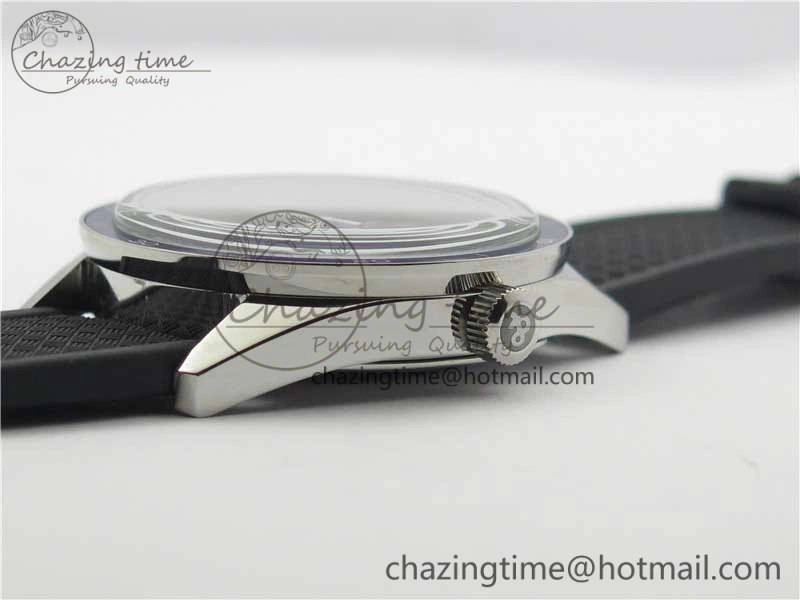 Vintage BR123 SS Blue Dial Blue Bezel on Black Rubber Strap MIYOTA 9015