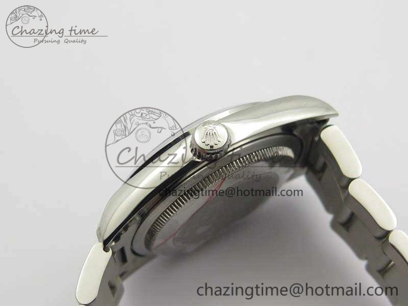 Vintage Explorer Ref.1016 Cartier Black Dial Cream Markers On SS Bracelet A23J