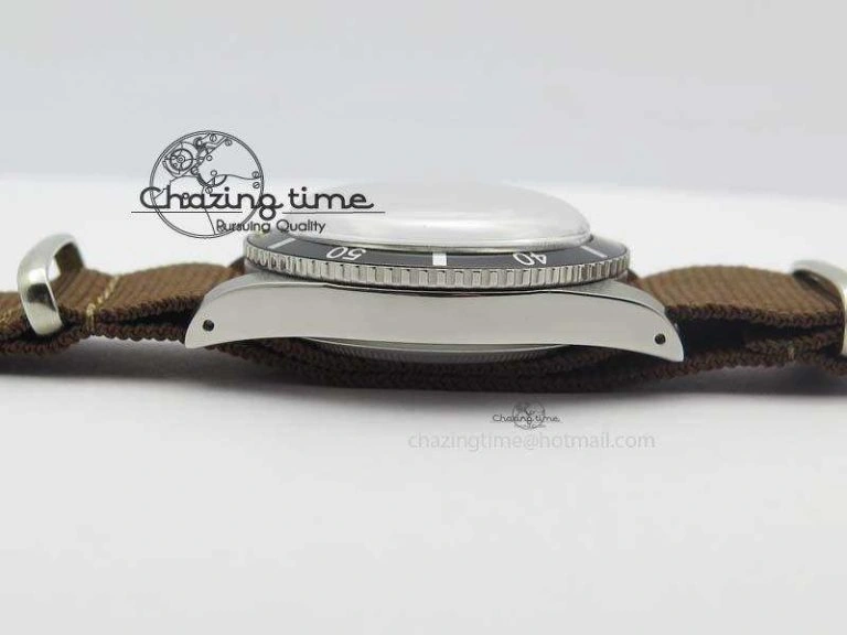 Vintage Oyster Submariner No Date SS Black Dial On Nylon Strap A2836