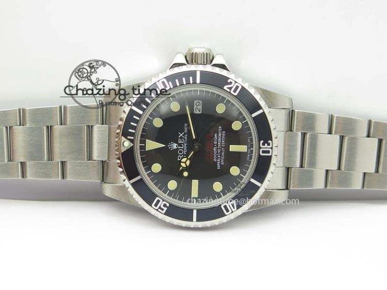 Vintage Sea Dweller 1665 Best Edition Double Red A2836 (Superlumed dial and hands)