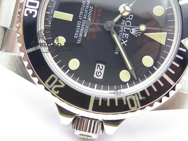 Vintage Sea Dweller 1665 Best Edition Double Red A2836 (Superlumed dial and hands)