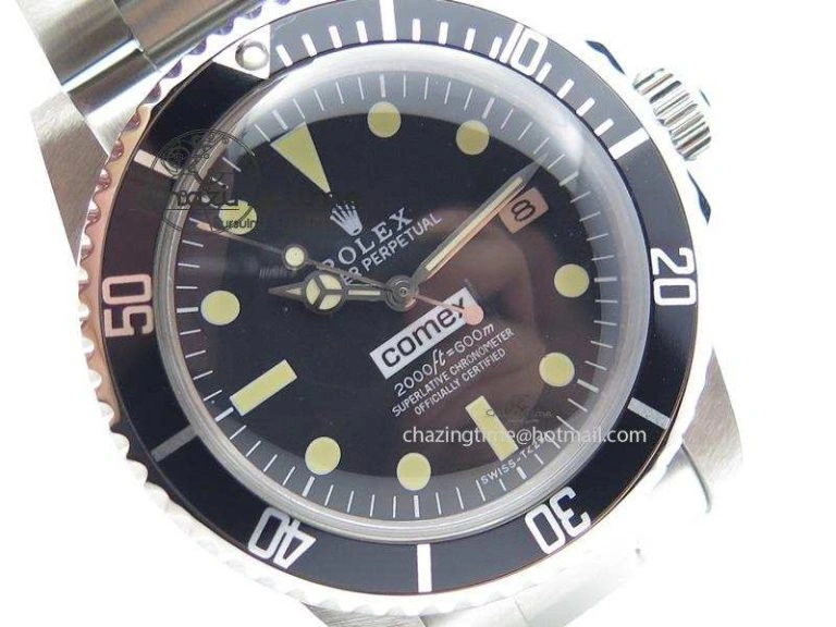 Vintage Sea-Dweller 1665 Comex JKF Best Edition On Bracelet A2836