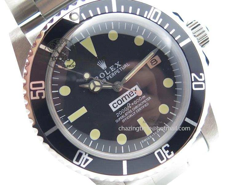 Vintage Sea-Dweller 1665 Comex JKF Best Edition On Bracelet A2836