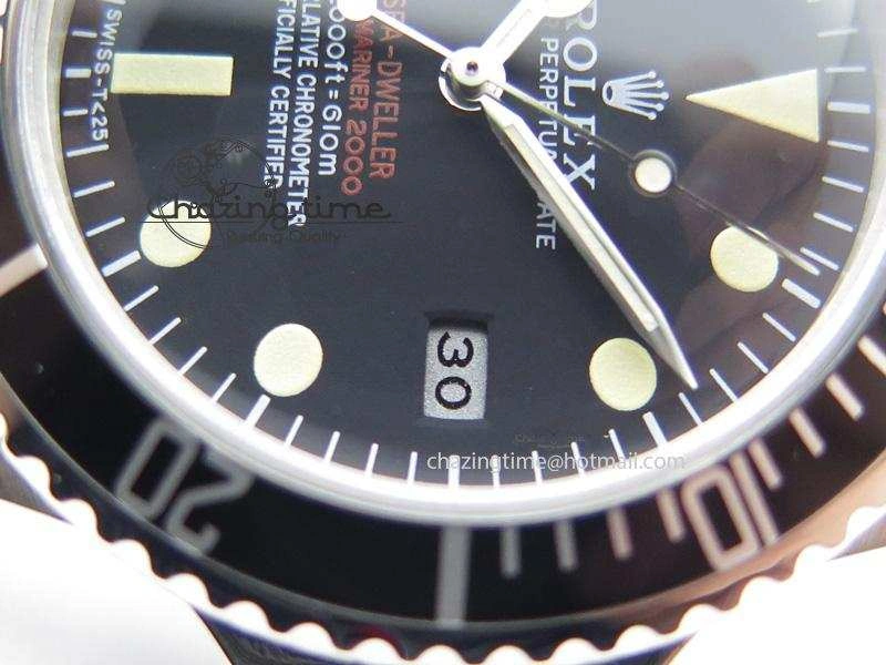 Vintage Sea Dweller 1665 JKF Best Edition Double Red On Bracelet A2836