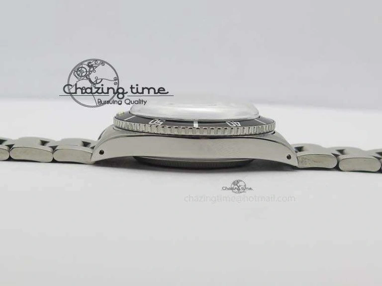 Vintage Submariner No Date SS Black Dial 200m 660ft On SS Bracelet A2813