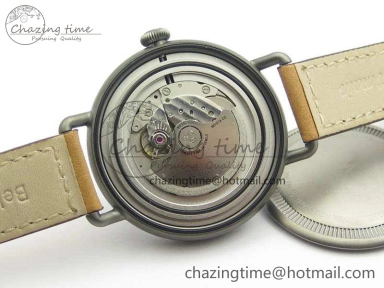 WW1-92 Heritage 1:1 Best Edition Black Dial On Brown Leather Strap MIYOTA 9015